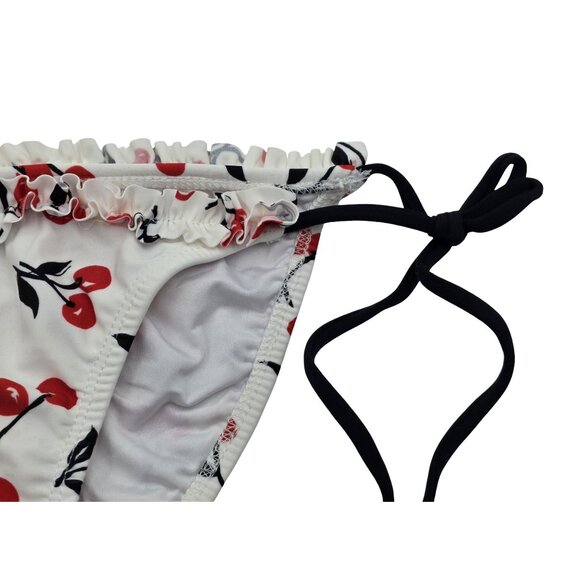 NWT Women's - Shoshanna Swim Cherry String Bikini Bottoms, Size Small - Picture 4 of 7